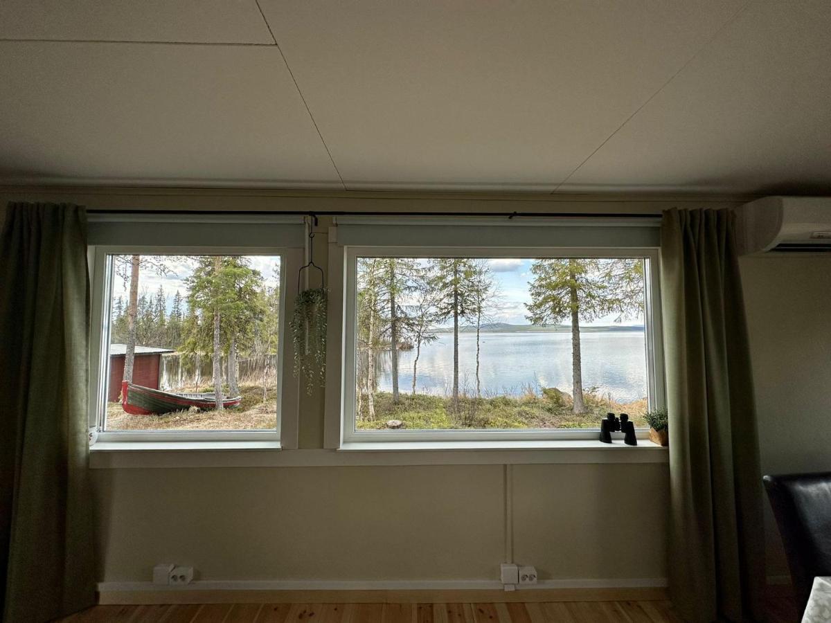 فيلا Camp Caroli Family House Jukkasjärvi المظهر الخارجي الصورة